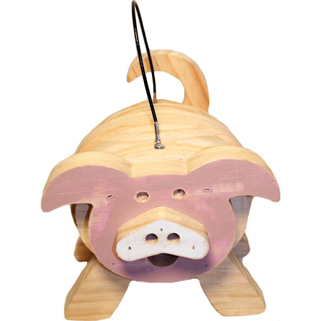 WELLIVER OUTDOORS Bird House Stacks - Pig WDSP